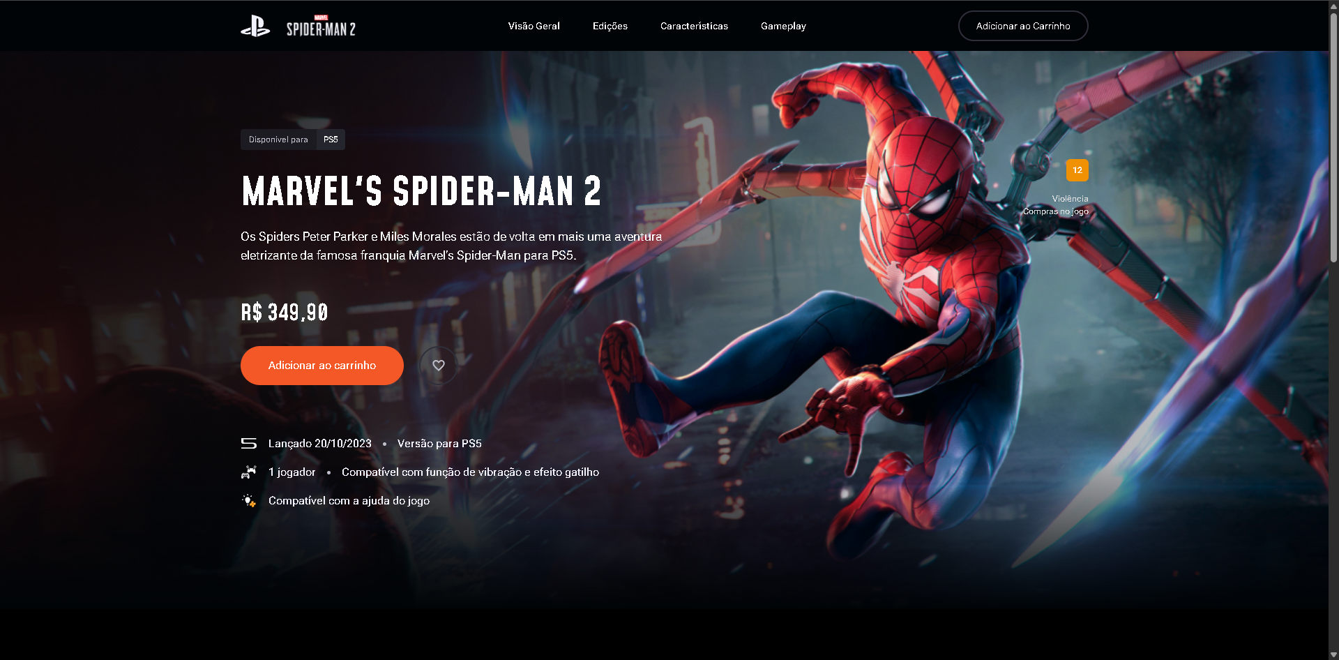 Miniatura de landing page